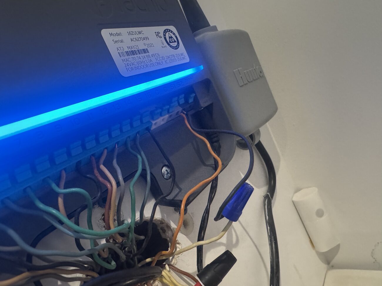 Smart Wi-Fi irrigation controller wired and programmed by Elite Sprinkler